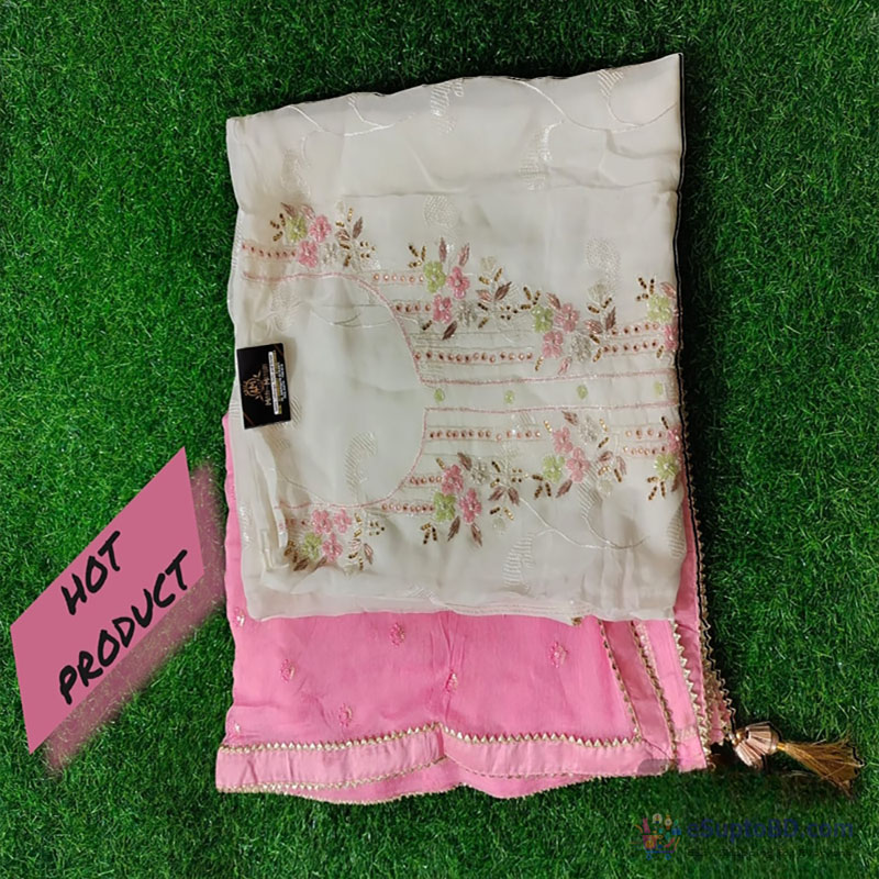 জর্জেট ইন্ডিয়ান থ্রি পিস